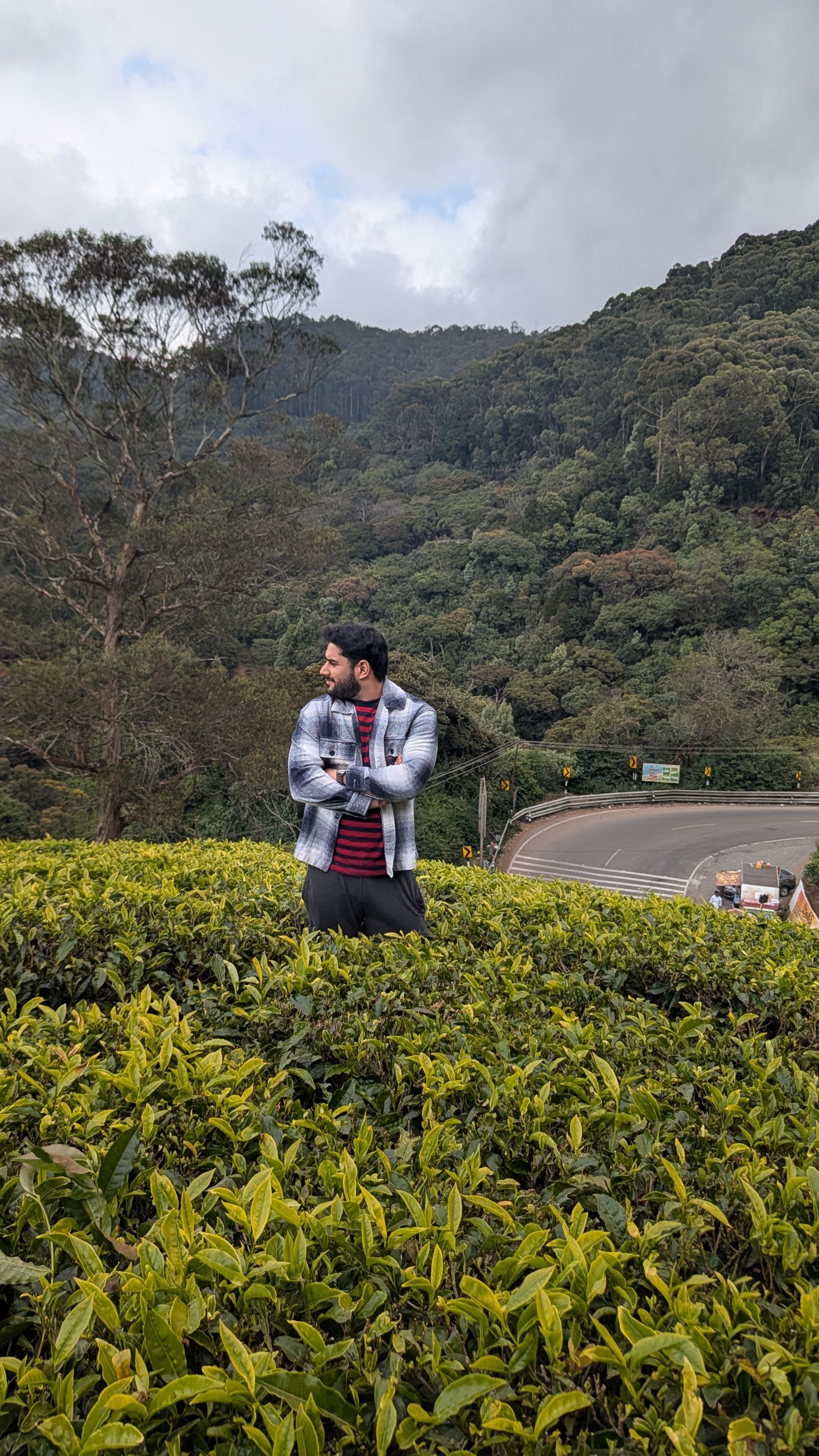 Gagandeep in tea gardens